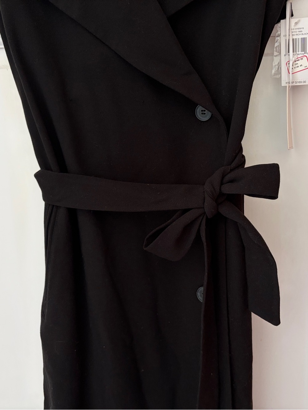 NWT 1. State Trench Midi Dress in Rich Black - Picture 7 of 10
